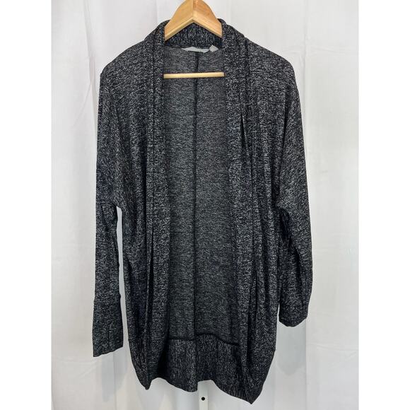 ATHLETA Size S Luxe Pose Open Front Cardigan Wrap Topper Heather Gray - Picture 1 of 10